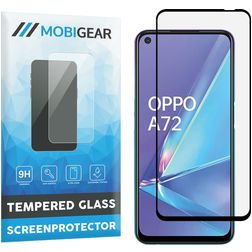 Mobigear Premium OPPO A72 Vetro Protezione schermo - Compatibile con le cover - Nero