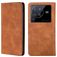 Mobigear Retro Slim Vivo X80 Pro Wallet case - Cognac