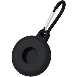 Mobigear Circle Key Capa TPU flexível Porta-chaves para Apple AirTag - Preto