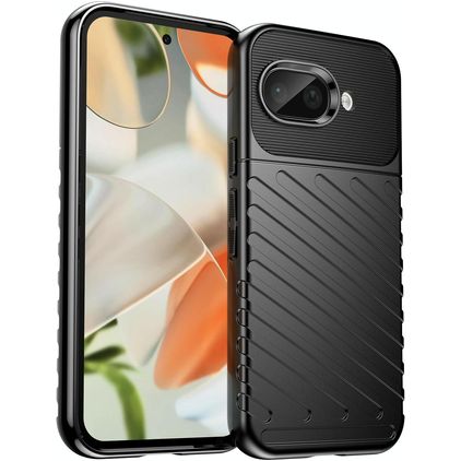 Mobigear Groove Google Pixel 9a Flexible TPU Back cover - Black
