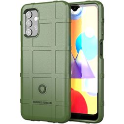 Mobigear Rugged Shield Samsung Galaxy A32 5G TPU flexível Capa traseira Antichoque - Verde