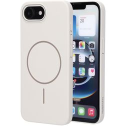 Mobiparts Slim Line iPhone 17e MagSafe Fodral Hårdplast Skal - Off White