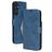 Mobiparts Classic Wallet Samsung Galaxy A25 Cover a libro portafoglio - Steel Blue