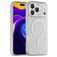 Mobigear Shockproof iPhone 17 Pro Max MagSafe Plástico rígido Capa traseira - Branco