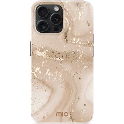 MIO iPhone 15 Pro MagSafe Hardcase Back cover - Gold Marble