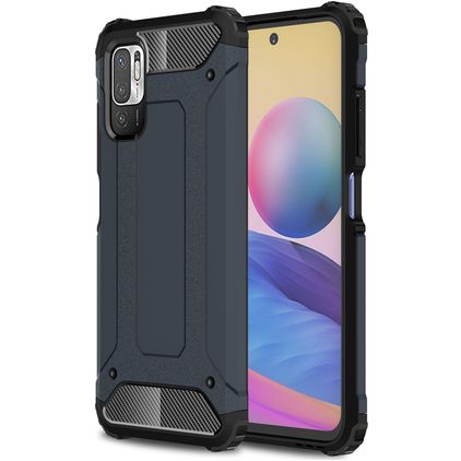Mobigear Outdoor Xiaomi Redmi Note 10 5G Hardcase Back cover Antiurto - Blu navy