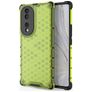 Mobigear Honeycomb HONOR 70 Hardcase Back cover Antiurto - Verde