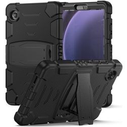 Mobigear ShieldStand Samsung Galaxy Tab A9 (2023) Cover Hård plast / Silikone Bagsidecover + Stander - Sort