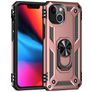 Mobigear Armor Ring iPhone 13 Mini Hard Case Back cover Shockproof with Ring Holder - Rose Gold