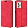 Mobigear Retro Slim Realme C35 Lompakkokotelo + Setelitasku - Punainen