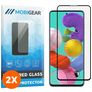 Mobigear Premium Samsung Galaxy A51 5G Cristal templado Protector de pantalla - Compatible con fundas - Negro (pack de 2)