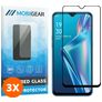 Mobigear Premium OPPO A12 Vidro temperado Película de ecrã - Compatível com capas - Preto (Pack de 3)