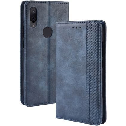 Mobigear Sensation Xiaomi Redmi Note 7 Plånboksfodral med sedelfack - Blå