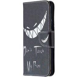 Mobigear Design Samsung Galaxy S20 FE Cover a libro portafoglio - Do Not Touch