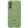 Mobigear Rugged Shield Samsung Galaxy A24 Fleksibel TPU Bagsidecover Stødsikkert - Grøn