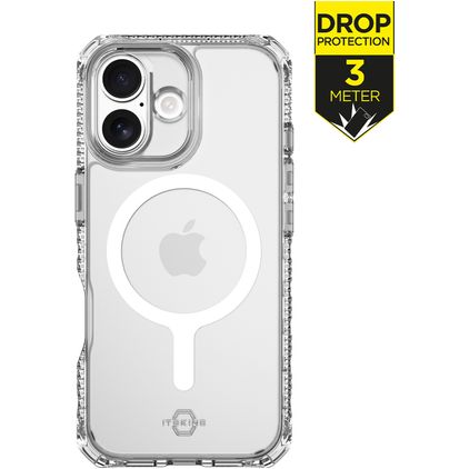 ITSKINS Level 2 HybridMagClear R Transparente iPhone 17 MagSafe Plástico rígido Capa traseira Antichoque - Transparente