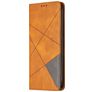 Mobigear Rhombus Slim Realme C11 (2020) Funda tipo libro - Coñac