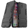 Mobigear Armor Stand iPhone 11 Pro Max Hardcase Etui plecki Wstrząsoodporne z podstawką - Czarny