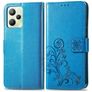 Mobigear Clover Realme C35 Cover a libro portafoglio - Blu
