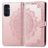 Mobigear Mandala Samsung Galaxy A16 Wallet case - Rose Gold