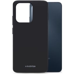 Mobilize Rubber Gelly OPPO A5x Fleksibel TPU Bagsidecover - Sort