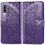 Mobigear Butterfly Samsung Galaxy A50 Plånboksfodral med sedelfack - Lila