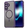 Mobigear Shockproof Samsung Galaxy A37 MagSafe Funda Plástico rígido Carcasa - Morado
