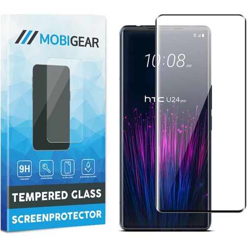 Mobigear Premium HTC U24 Pro Tempered Glass Screen Protector - Case Friendly