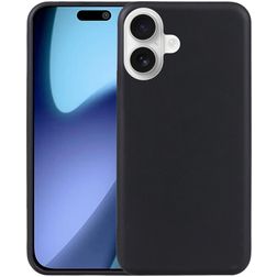 Mobigear Basics iPhone 17 TPU flexível Capa traseira - Preto