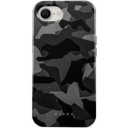 Burga Tough iPhone 17e Hard Case Back cover Shockproof - Night Black Camo