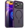 Mobigear Shockproof iPhone 17 Pro Max MagSafe Hardcase Etui plecki - Crystal Purple