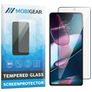 Mobigear Premium Motorola Edge 30 Pro Tempered Glass Screen Protector - Case Friendly - Black
