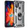Mobigear Armor Ring Motorola Moto G50 Hard Case Back cover Shockproof with Ring Holder - Silver