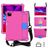 Mobigear HexStrap iPad Air 4 (2020) Capa Plástico rígido / Espuma EVA Capa traseira + Suporte para caneta stylus + Alça de ombro + Suporte - Rosa