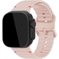 Mobilize Buckle Silicone Apple Watch Strap Buckle closure - 42/41/40/38 mm - Pink