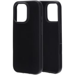 Mobiparts Classic iPhone 16 Pro Fleksibel TPU Bagsidecover - Sort