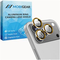 Mobigear Single Lens iPhone 17 Pro Glas Kameralinsebeskytter - Case Friendly - Orange