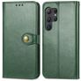 Mobigear Snap Button Samsung Galaxy S25 Plus Plånboksfodral med sedelfack - Grön