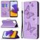 Mobigear Butterfly Samsung Galaxy A22 5G Cover a libro portafoglio - Viola