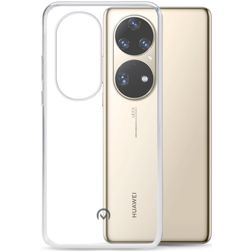 Mobilize Gelly Transparente Huawei P50 Pro TPU flexible Carcasa - Transparente