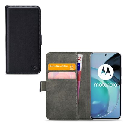 Mobilize Classic Gelly Wallet Motorola Moto G72 Cover a libro portafoglio - Nero