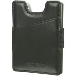 Valenta Card Case Alu + Money Strap Etui na karty Skóra - Liczba kart: 8 - Czarny