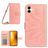 Mobigear Sunflower Samsung Galaxy A05 Pungetui med Seddelrum - Lyserød