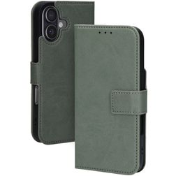 Mobiparts Classic Wallet iPhone 17 MagSafe Cover a libro - Stone Green