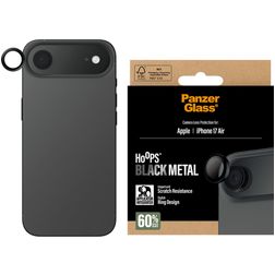 PanzerGlass Hoops iPhone Air Härdat glas Kameralinsskydd - Skalvänligt - Svart