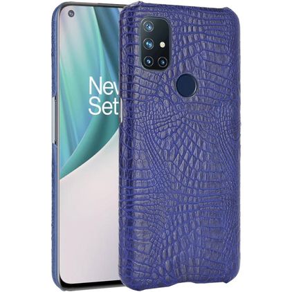 Mobigear Croco OnePlus Nord N10 5G Hardcase Back cover - Blu