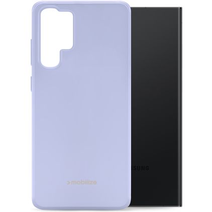 Mobilize Rubber Gelly Samsung Galaxy S23 Ultra Flexible TPU Back cover - Pastel Purple