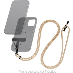 Mobilize Lanyard Universellt justerbart mobilband - Sand