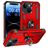 Mobigear Armor Ring iPhone 15 Hard Case Back cover Shockproof with Ring Holder - Red