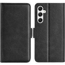 Mobigear Slim Magnet Samsung Galaxy A35 Lompakkokotelo + Setelitasku - Musta